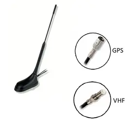 Calearo CAL-7771000 / antena samochodowa VHF/GNSS / pochylenie 60° / kabel 5m / FME, SMB
