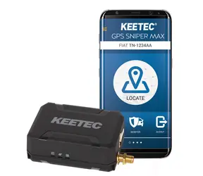 KEETEC GPS Sniper Max / Lokalizator pojazdów GPS / Alerty SMS i głosowe / 12/24 V