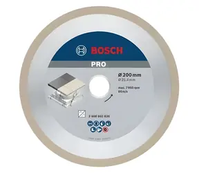BOSCH Best for Ceramic 2608602636 / Tarcza diamentowa tnąca / 200x25,4 mm / ceramika, płytki, kamień