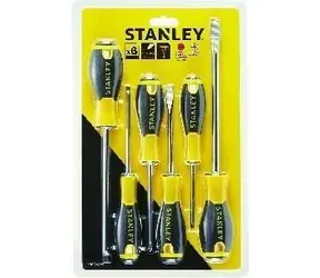 Stanley STHT0-60209 Essential / Zestaw wkrętaków / 6 szt. / Płaskie, krzyżakowe