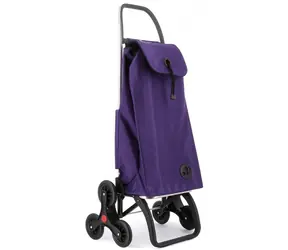 Torba na zakupy Rolser I-Max MF 6 fioletowa / 6 kółek schodowych / pojemność 43 l / ładowność 50 kg