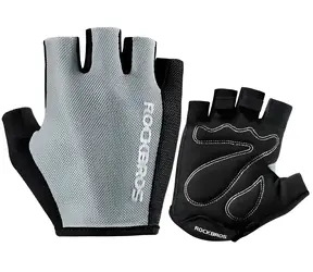 Rockbros S099GR szare / Rękawiczki rowerowe / rozmiar XL