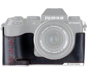 Pgytech Skórzany futerał na aparat czarny / Futerał / Fujifilm X-S20 / Skóra