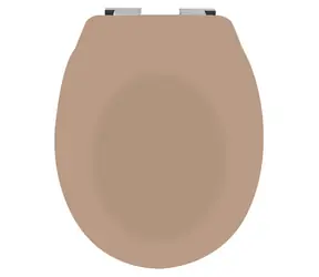 Deska sedesowa Spirella NEELA matowa cappuccino / wolnoopadająca / Thermodur duroplast