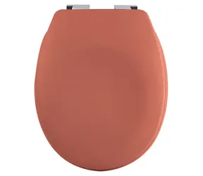 Deska sedesowa Spirella NEELA matowa terakota / wolnoopadająca / duroplast