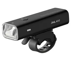 Rockbros RHL400 czarny / Lampka przednia rowerowa / 400 lm / Ładowanie USB-C