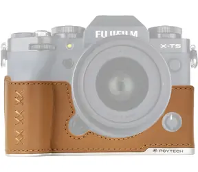 Etui skórzane Pgytech do Fujifilm X-T5 brązowe / Etui do aparatu / skórzane
