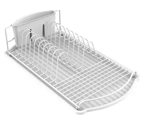 MSV DISH biały / Ociekacz do naczyń / stal, polipropylen / 47,5 x 26,5 x 11 cm