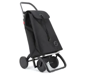 Rolser I-Max 955 MF 4 Logic black / Torba zakupowa na kółkach / Macrofibra / 43 l / 104 cm