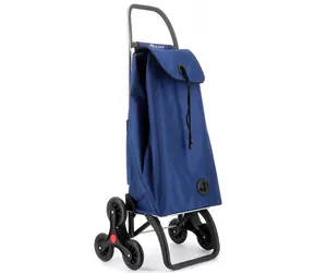 Rolser I-Max MF 6 granatowy / Torba na zakupy / kółka schodowe / pojemność 43 l / ładowność 50 kg