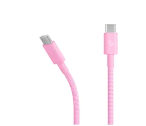 Kabel Beats USB-C (M) - USB-C (M) 1,5 m Power Pink / Kabel do transmisji danych / pleciony / 60 W