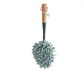 Miotełka do kurzu MSV z mikrofibry z bambusowym trzonkiem 34,5 cm / Miotełka do kurzu / Mikrofibra / Trzonek bambusowy