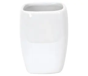 Kubek na szczoteczkę do zębów MSV CLASSIC biały / ceramiczny
