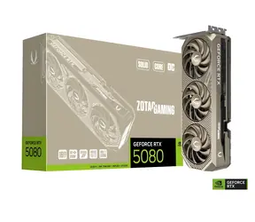 Zotac GeForce RTX 5080 SOLID Core OC 20th Anniversary Edition / Karta graficzna / 2640 MHz / 16 GB GDDR7 / 256 bitów