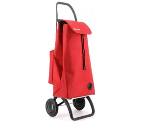 Rolser I-Max Termo Zen 2 czerwony / Torba zakupowa na kółkach / 2 koła / 43+4 l / ładowność 50 kg / kieszeń termiczna