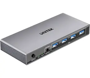 Przełącznik KVM Unitek 8K 60Hz / przełącznik KVM / DisplayPort / USB 3.0 / 5 Gb/s