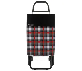 Rolser Jean Scottish 2 szary / Torba zakupowa na kółkach / 2 koła / 43 l / ładowność 50 kg / 1,12 kg