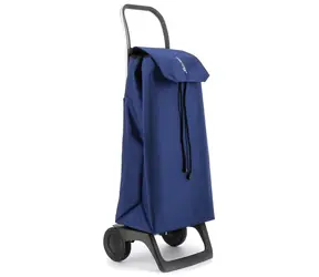 Rolser Jet MF Joy niebieski / Torba zakupowa na kółkach / 40 l / ładowność 40 kg / wysokość 97,5 cm