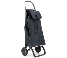 Rolser I-Max MF 2 ciemnoszary / Torba zakupowa na kółkach / 43 l / konstrukcja aluminiowa / 2 koła