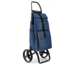 Torba na kółkach Rolser Big Polar 2 Logic RSG niebieska / Pojemność 44 l / Nośność 40 kg / Koła XL / Wysokość 108 cm