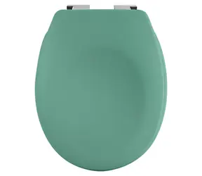 Spirella NEELA zielona / deska sedesowa / wolnoopadająca / Thermodur Duroplast / zawiasy chromowane