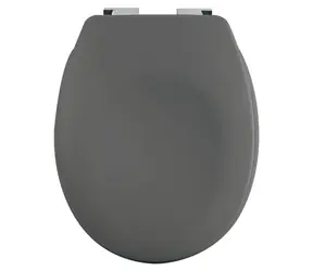 Deska sedesowa Spirella NEELA matowa szara / wolnoopadająca / duroplast