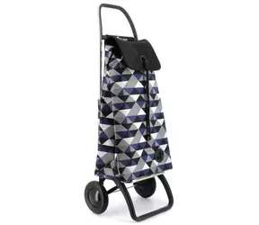 Rolser I-Max Sahara 2 niebieski / Torba zakupowa na kółkach / 2 koła / pojemność 43 l / ładowność 50 kg