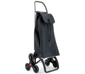 Torba na zakupy Rolser I-Max MF Rd6 szara / Kółka schodowe / Pojemność 43 l / Nośność 50 kg / Wysokość 107 cm