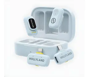 LARK A1 Combo jasnoniebieski / Mikrofon bezprzewodowy / Odbiornik USB-C i Lightning / Redukcja szumów