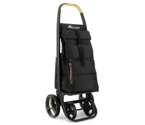 Rolser Clec Termo Polar 8 PLUS czarny / Torba zakupowa na kółkach / 43 l / ładowność 50 kg