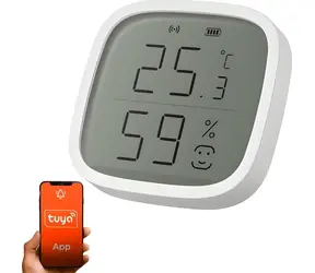 Extralink SMART Life / Czujnik temperatury i wilgotności / Bezprzewodowy / Do wnętrz / Wbudowany