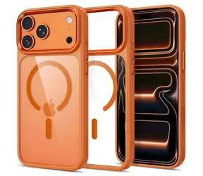 Tech-Protect MagMat transparentny pomarańczowy / Etui / Apple iPhone 17 Pro / 18 Pro / MagSafe