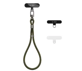 Tech-Protect C11S Rope ciemnozielony / Pasek na nadgarstek do smartfona