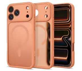 Tech-Protect BasicMag MagSafe matowy pomarańczowy / Etui / Apple iPhone 17 Pro Max, 18 Pro Max / MagSafe