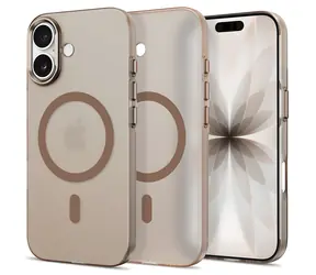 Tech-Protect MagZero beżowo-brązowy matowy / Etui / Apple iPhone 17 / MagSafe