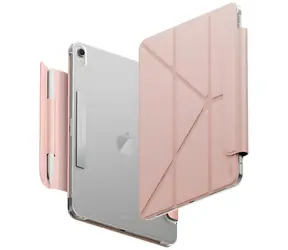 UNIQ Camden Lite różowy / Etui na tablet / iPad Air 11" (2024/2025/2026) / skóra ekologiczna / Gniazdo na Apple Pencil