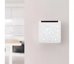 Fibaro Nice Clima-Control biały / Inteligentny termostat / Z-Wave / Wyświetlacz LED / Alexa i Asystent Google