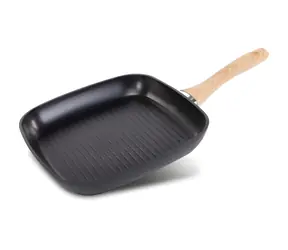 Lamart Natur LT1307 / Patelnia grillowa / 26 × 26 cm / aluminium / powierzchnia nieprzywierająca