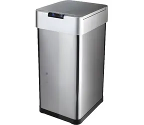 Lamart LT8128 / Bezdotykowy kosz na śmieci / 40 l / czujnik ruchu / zasilanie USB / stal nierdzewna