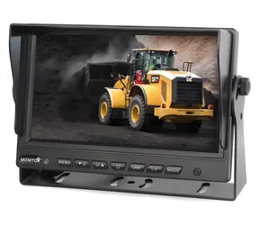 7" KEETEC TFT7HD2 / Monitor samochodowy / AHD / 2 wejścia kamery / 2SPLIT / 1024x600 / 12/24V