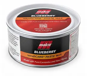MALCO Wosk w paście Blueberry / Wosk samochodowy stały / Woski Carnauba i nano / Zapach borówki