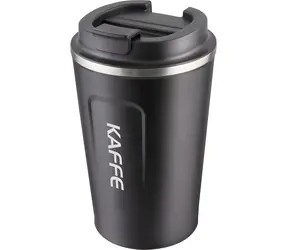 Lamart LT4068 Kaffe czarny / Kubek termiczny / 350 ml / stal nierdzewna
