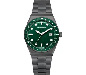Lee Cooper LC08284.070 czarny / Zegarek męski / analogowy / szkło mineralne