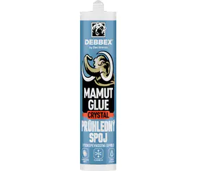 DEBBEX by Den Braven MAMUT KLEJ Krystalicznie przezroczysty / Klej / 290 ml