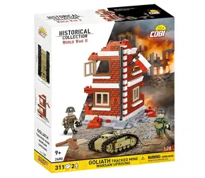 Cobi 2680 Goliath Powstanie Warszawskie / Kolekcja Historyczna / 1:28 / 311 kostek / 2 figurki / od 9 lat