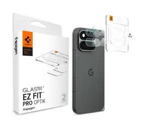 Szkło Spigen Glass tR EZ Fit Optik Pro do Google Pixel 11 Pro Fold / Szkło ochronne na aparat / 2 szt. / Szkło hartowane 9H