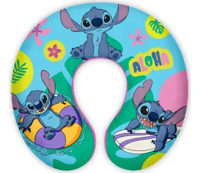Poduszka podróżna SEVEN dla dzieci Stitch / Poduszka podróżna / Poduszka na szyję / Średnica 21 cm / Od 3 lat