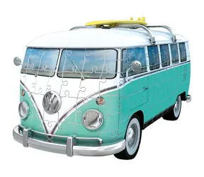 Puzzle 3D Ravensburger Iconics: Volkswagen T1 Chrome / 162 elementy / od 8 lat