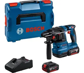 BOSCH GBH 18V-22 niebiesko-czarny / Wiertarko-wkrętarka udarowa akumulatorowa / SDS- PLUS / 18V / 1,9 J / bez akumulatora