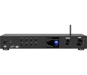 Maxxo TR05 czarny / Tuner / DAB/DAB+/FM / Wi-Fi / Bluetooth / Wyświetlacz LCD 3,2"